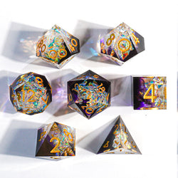Resin RPG Dice: Blinding Lights (Mimic Dice)