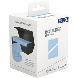 Ultimate Guard Deck Box: Boulder Deck Case - Solid Pastel Baby Blue (Holds 100+)