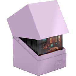 Ultimate Guard Deck Box: Boulder Deck Case - Solid Pastel Lavender Purple (Holds 100+)