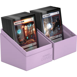 Ultimate Guard Deck Box: Boulder Deck Case - Solid Pastel Lavender Purple (Holds 100+)