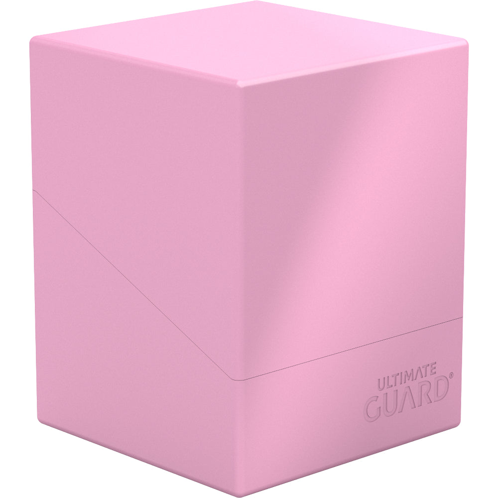 Ultimate Guard Deck Box: Boulder Deck Case - Solid Pastel Candy Pink (Holds 100+)