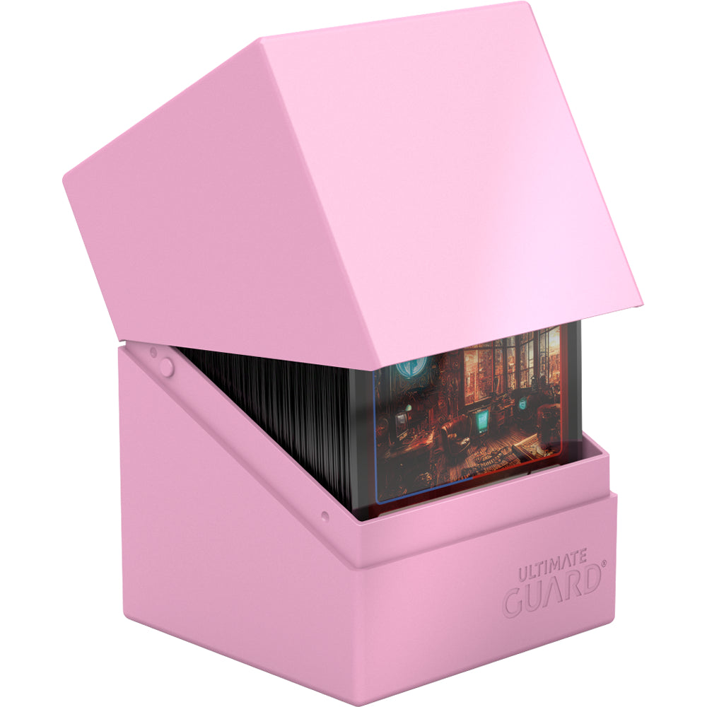 Ultimate Guard Deck Box: Boulder Deck Case - Solid Pastel Candy Pink (Holds 100+)