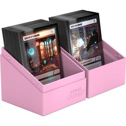 Ultimate Guard Deck Box: Boulder Deck Case - Solid Pastel Candy Pink (Holds 100+)