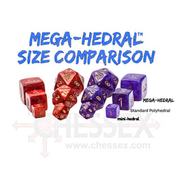 RPG Dice (Mega): Nebula Nocturnal/Turquoise Luminary (CHX22557)