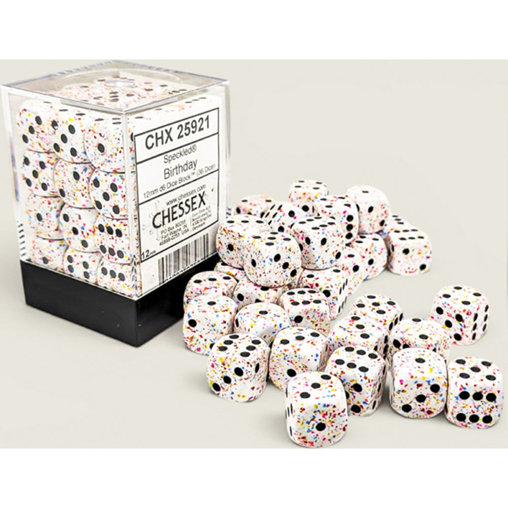 36D6 Set (12mm): Speckled Birthday (CHX25921)