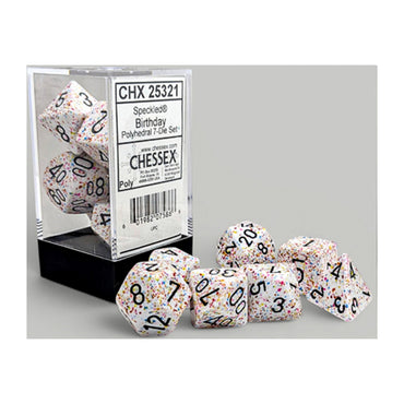 RPG Dice: Speckled Birthday (CHX25321)