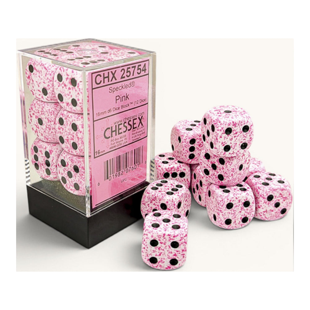 12D6 Set (16mm): Speckled Pink (CHX25754)