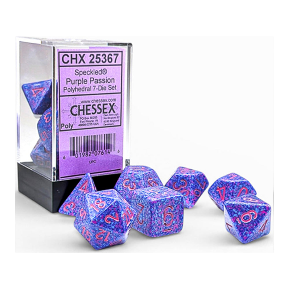 RPG Dice: Speckled Purple Passion (CHX25367)
