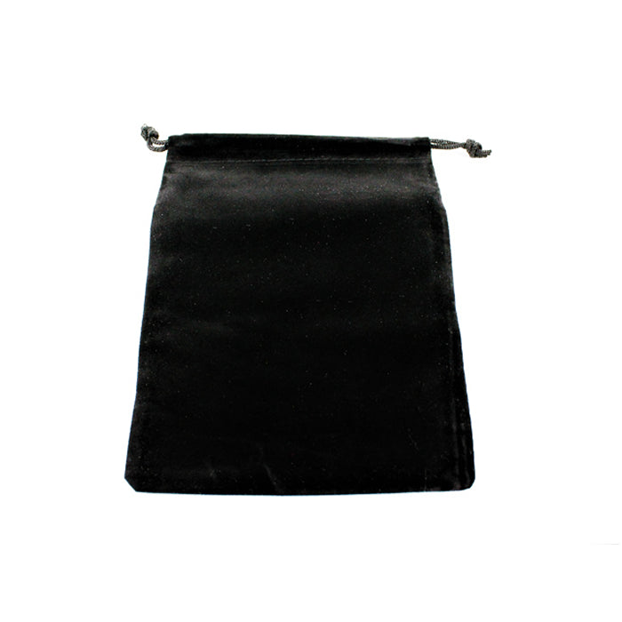 Suedecloth Dice Bag: Large - Black (CHX02398)