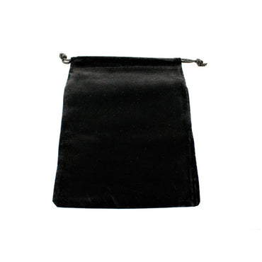 Suedecloth Dice Bag: Large - Black (CHX02398)