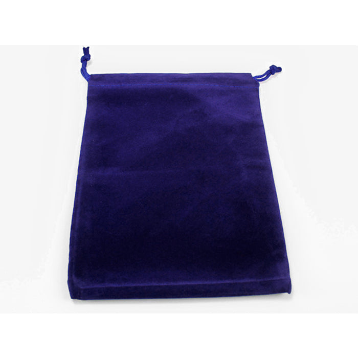 Suedecloth Dice Bag: Large - Blue (CHX02396)