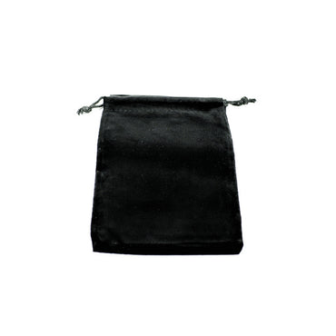 Suedecloth Dice Bag: Small - Black (CHX02378)