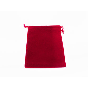 Suedecloth Dice Bag: Small - Red (CHX02374)