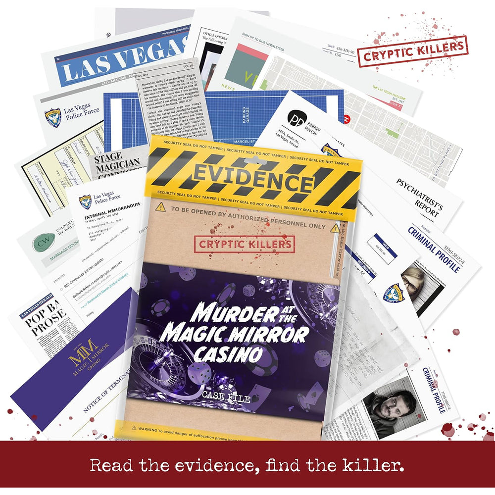 Cryptic Killers: Murder at the Magic Mirror Casino