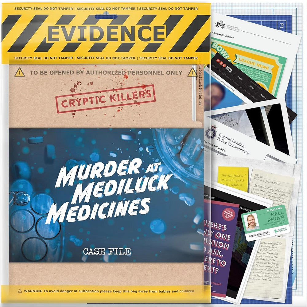 Cryptic Killers: Murder at MediLuck Medicines