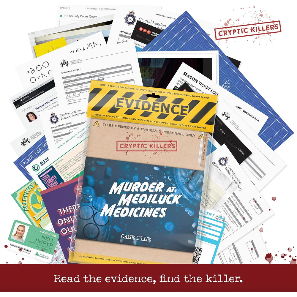 Cryptic Killers: Murder at MediLuck Medicines