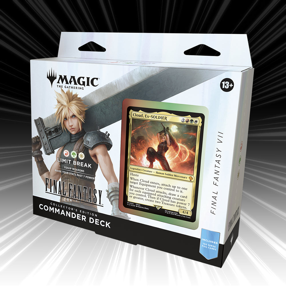mtg final fantasy 7 commander deck MTG: Final Fantasy Collector's Commander Deck