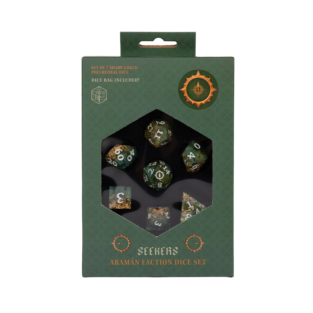 Critical Role: Araman Faction Dice Set - Seekers