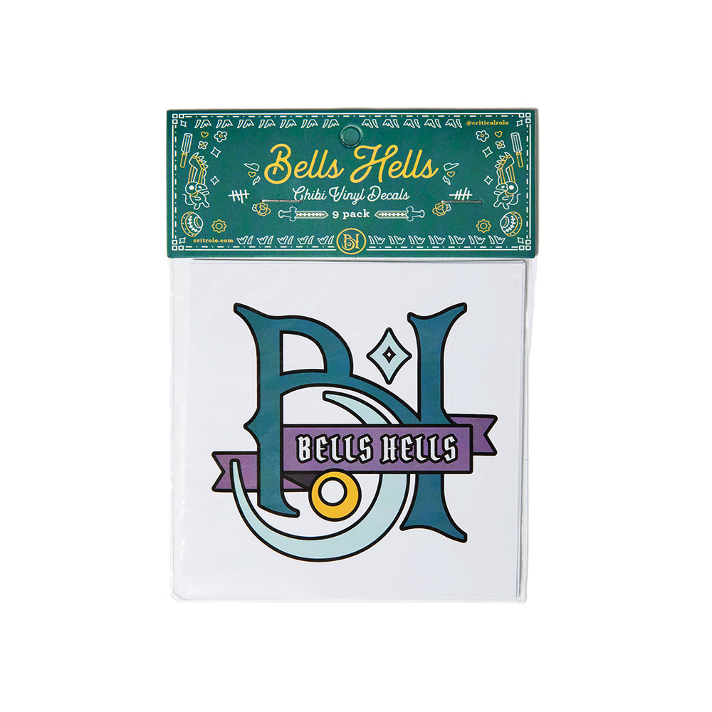 Critical Role: Vinyl Decals - Chibi Bell's Hells (9 Pack)