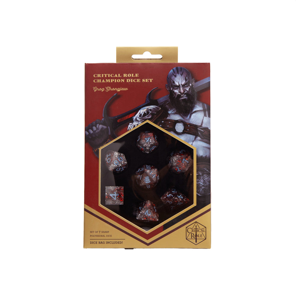Critical Role: Champion Dice Set - Grog Strongjaw