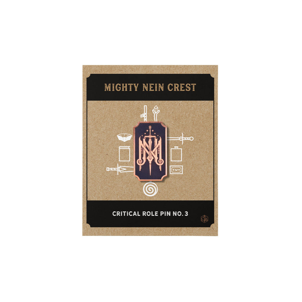 Critical Role Pins: Mighty Nein Crest