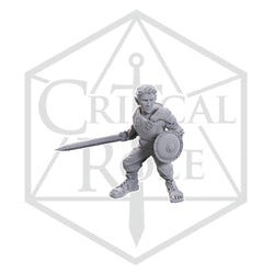 Critical Role Minis: Orym, of the Air Ashari & Fresh Cut Grass (Unpainted) (WV23)