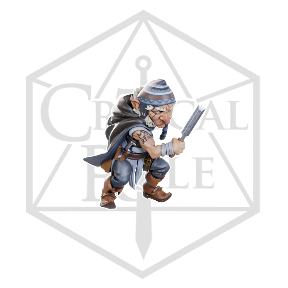 Critical Role Minis: Chetney Pock O'Pea & Werewolf (Unpainted) (WV23)