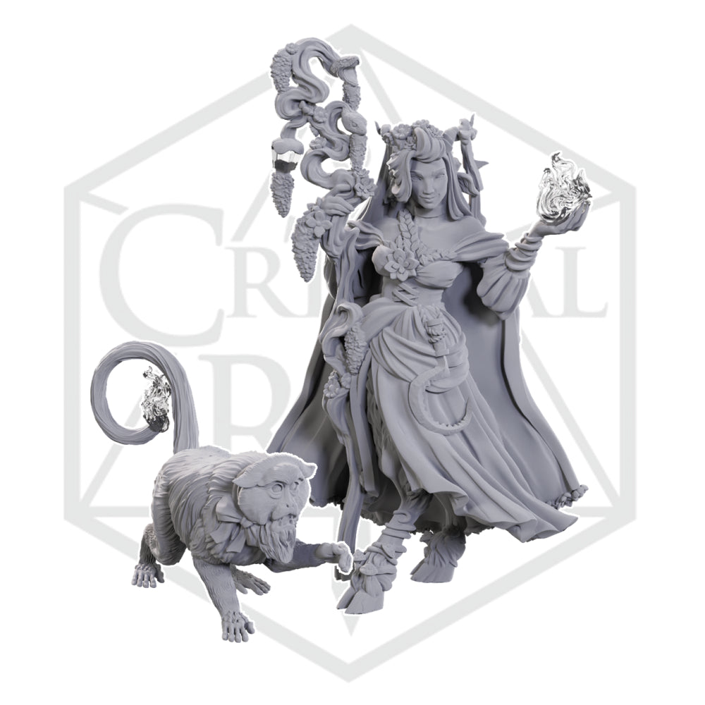 Critical Role Minis: Fearne Calloway & Mister (Unpainted) (WV23)