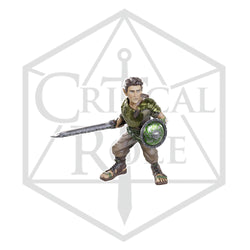 Critical Role Minis: Orym, of the Air Ashari & Fresh Cut Grass (Unpainted) (WV23)