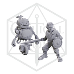 Critical Role Minis: Orym, of the Air Ashari & Fresh Cut Grass (Unpainted) (WV23)