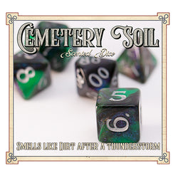 Smelly Bones: Cemetery Soil (Scented Dice Set)