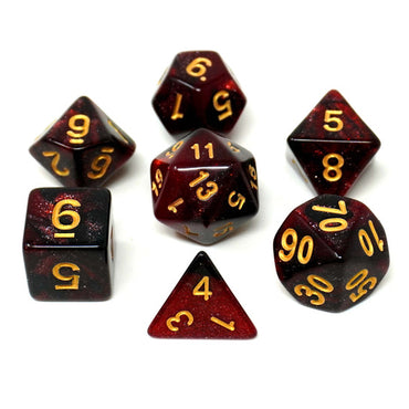 RPG Dice: Cherry Cola Mimic Dice Set