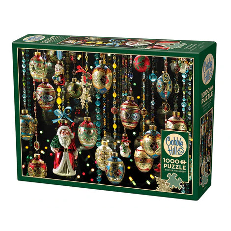 Cobble Hill Puzzles: 1000 Pieces: Christmas Ornaments