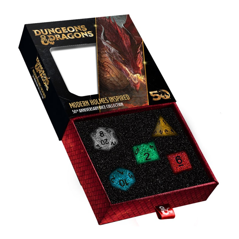 D&D 50th Anniversary Dice Collection: Modern Holmes Inspired