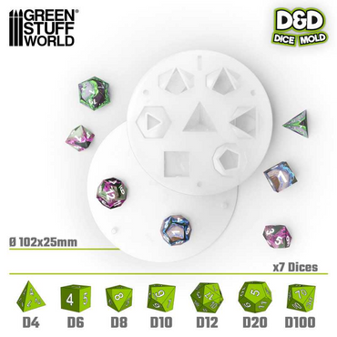 GSW: Tools - D&D Dice Mold (Silicone)