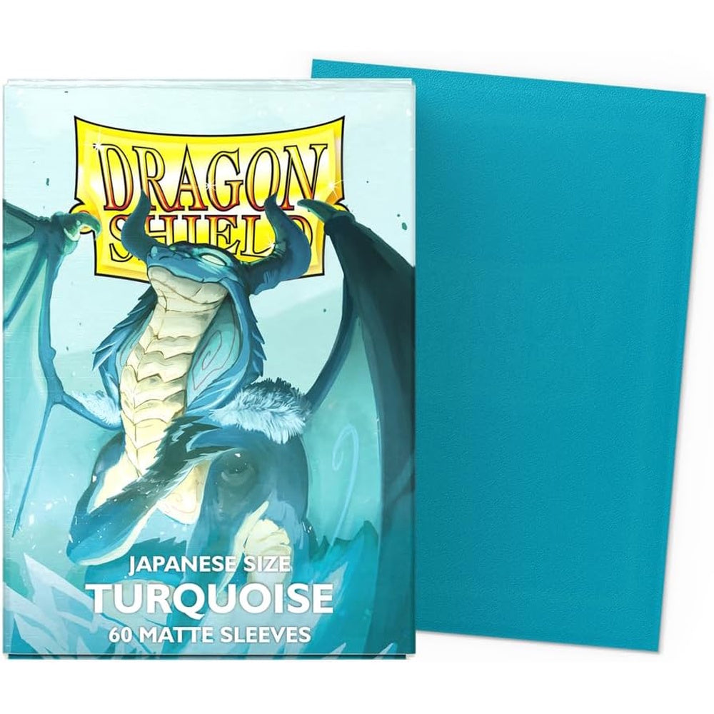 Dragon Shield: Japanese Matte Art Sleeves - Turquoise (60 Count)