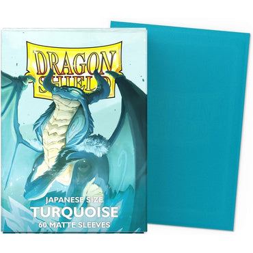 Dragon Shield: Japanese Matte Sleeves - Turquoise (60 Count)