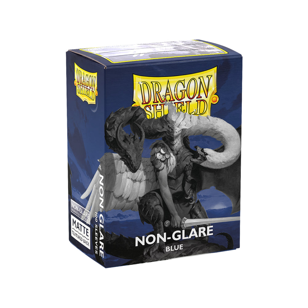 Dragon Shields: Non-Glare Matte Sleeves - Blue (100 Count)