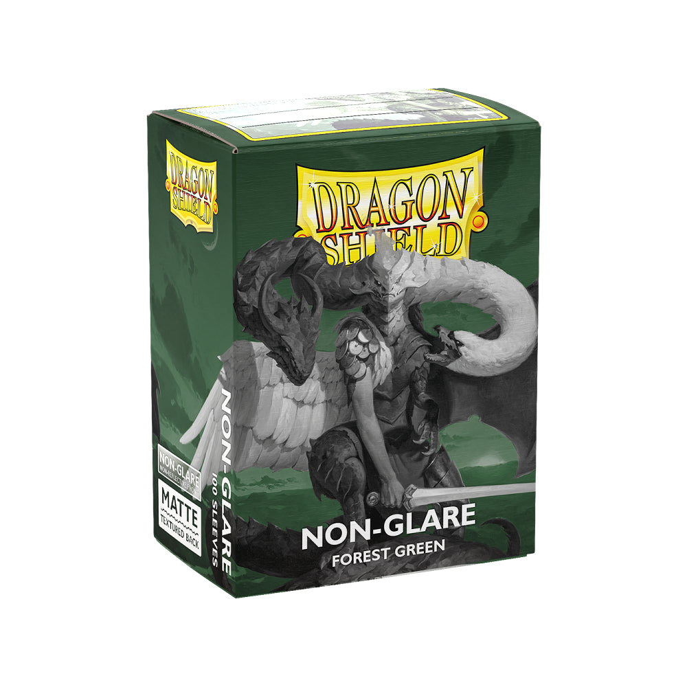 Dragon Shields: Non-Glare Matte Sleeves - Forest Green (100 Count)