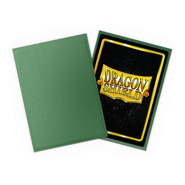 Dragon Shields: Non-Glare Matte Sleeves - Forest Green (100 Count)