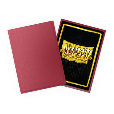 Dragon Shields: Non-Glare Matte Sleeves - Blood Red (100 Count)