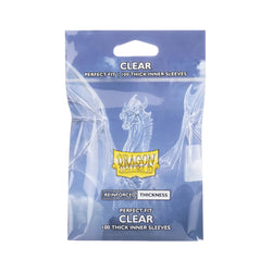 Dragon Shields: Perfect Fit Sleeves - Clear Reinforced Thickness (100 Count)