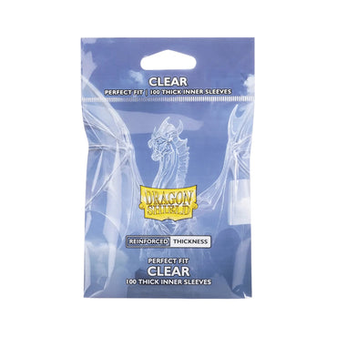 Dragon Shields: Perfect Fit Sleeves - Clear Reinforced Thickness (100 Count)