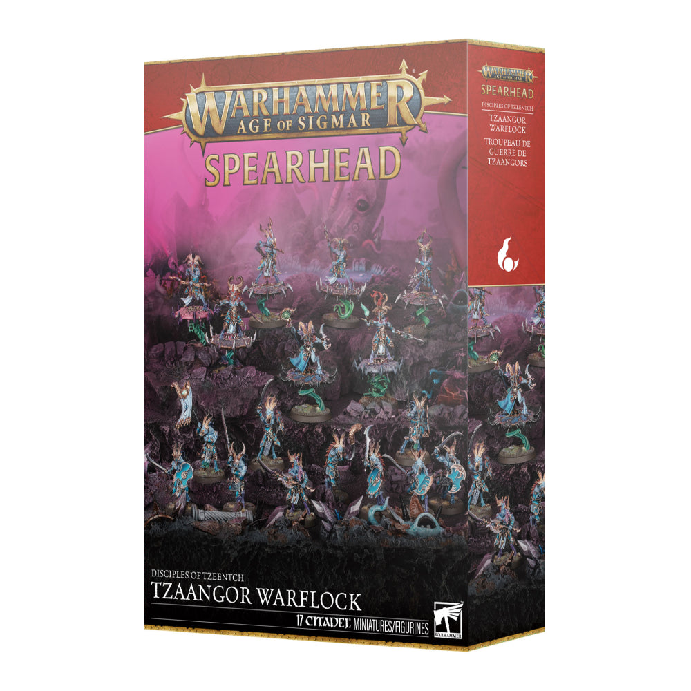 (PREORDER) Spearhead: Disciples of Tzeentch - Tzaangor Warflock