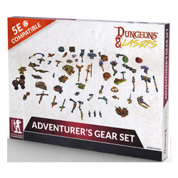 Dungeons & Lasers: Adventurer's Gear Set (Unpainted)