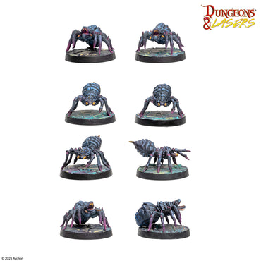 Dungeons & Lasers: Cave Spiders (Unpainted)