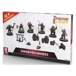 Dungeons & Lasers: Dwarven Miners (Unpainted)