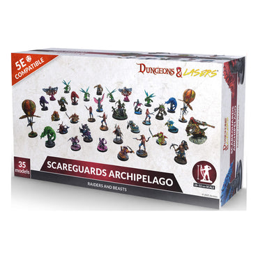 Dungeons & Lasers: Raiders and Beasts (Unpainted)