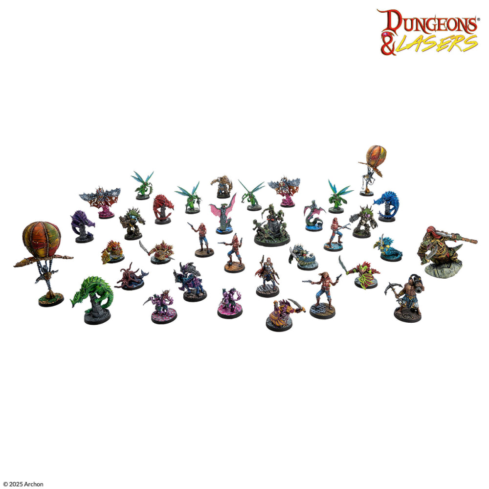 Dungeons & Lasers: Raiders and Beasts (Unpainted)