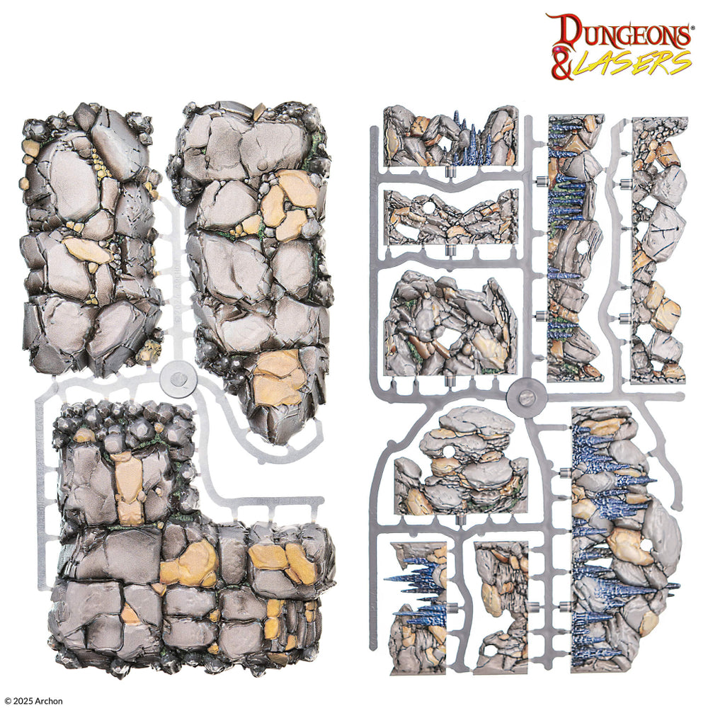 Dungeons & Lasers: Rocky Caves (Prepainted)